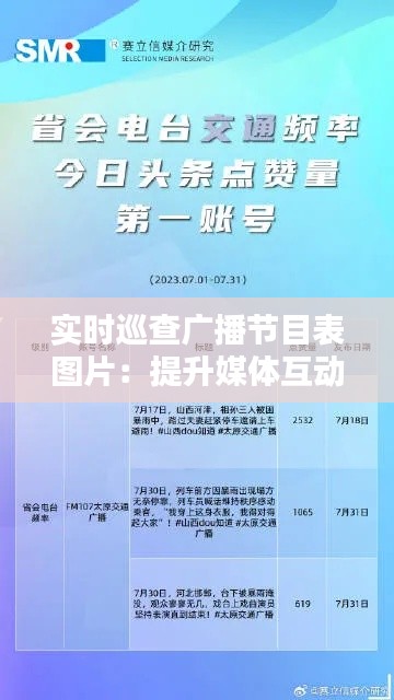 实时巡查广播节目表图片：提升媒体互动性的创新举措