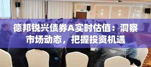 德邦锐兴债券A实时估值:洞察市场动态,把握投资机遇