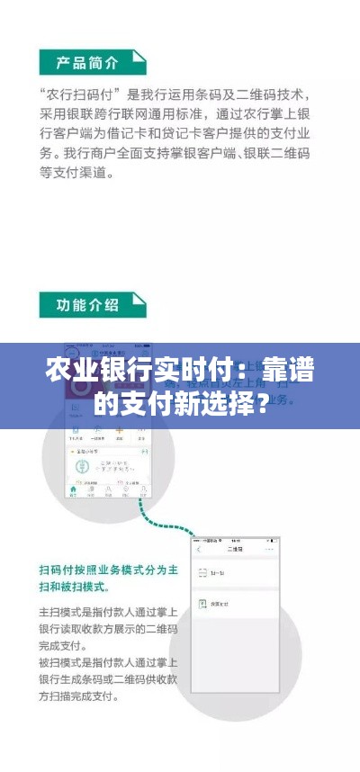 农业银行实时付：靠谱的支付新选择？