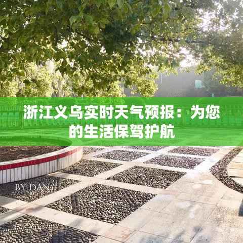 浙江义乌实时天气预报:为您的生活保驾护航
