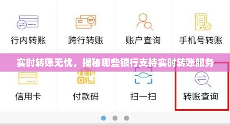 实时转账无忧,揭秘哪些银行支持实时转账服务