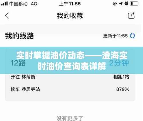 实时掌握油价动态——澄海实时油价查询表详解