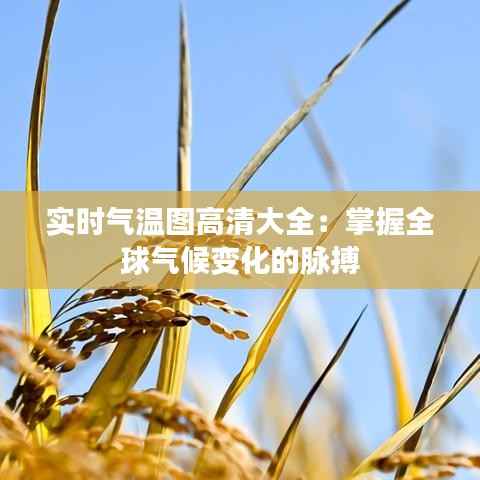 实时气温图高清大全:掌握全球气候变化的脉搏