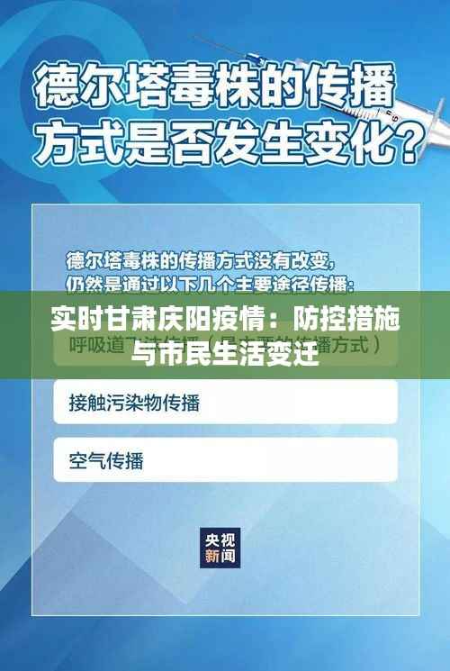 实时甘肃庆阳疫情:防控措施与市民生活变迁