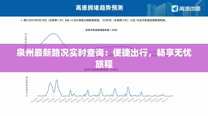 泉州最新路况实时查询:便捷出行,畅享无忧旅程