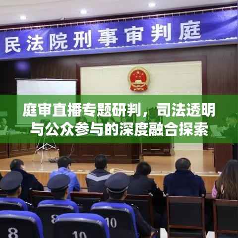 庭审直播专题研判,司法透明与公众参与的深度融合探索