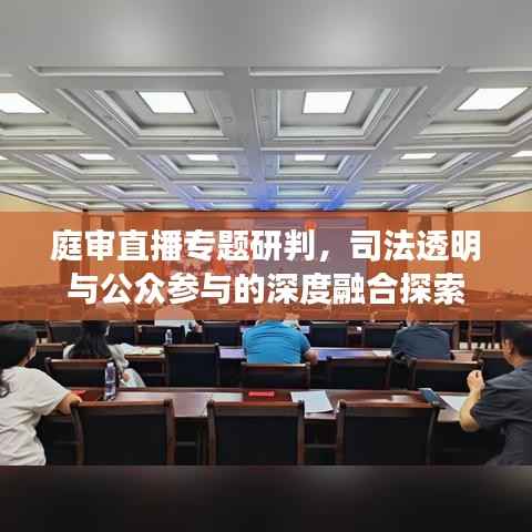 庭审直播专题研判,司法透明与公众参与的深度融合探索