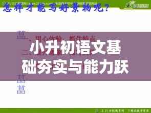 小升初语文基础夯实与能力跃升专题训练