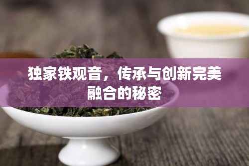 独家铁观音,传承与创新完美融合的秘密