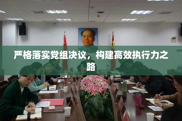 严格落实党组决议,构建高效执行力之路