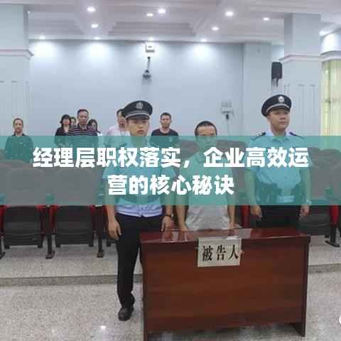 经理层职权落实,企业高效运营的核心秘诀