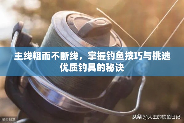 主线粗而不断线,掌握钓鱼技巧与挑选优质钓具的秘诀