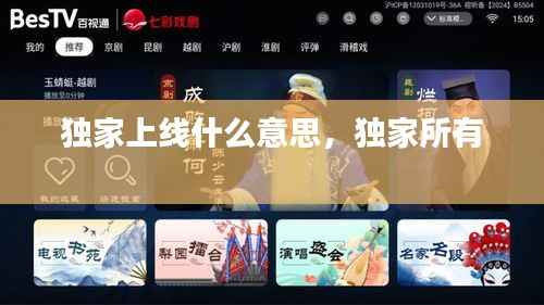 独家上线什么意思，独家所有 