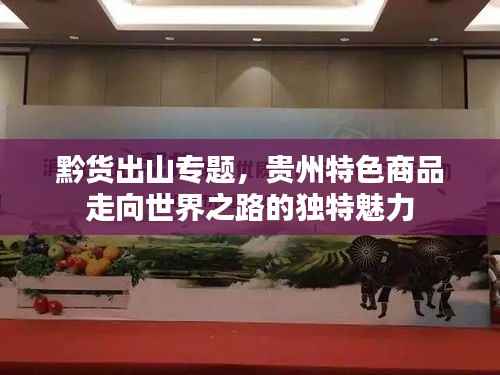 黔货出山专题,贵州特色商品走向世界之路的独特魅力