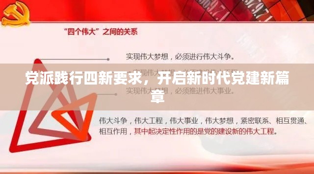 党派践行四新要求，开启新时代党建新篇章