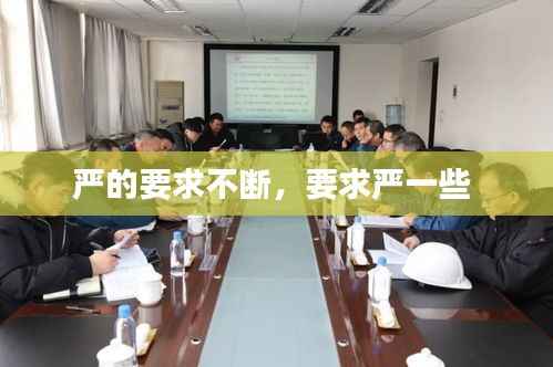 严的要求不断,要求严一些