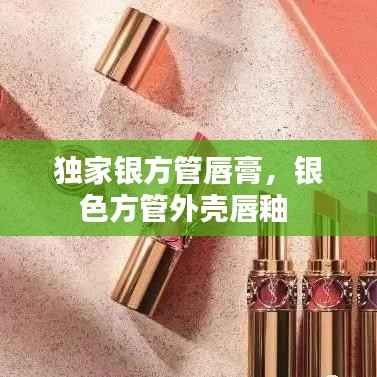 独家银方管唇膏,银色方管外壳唇釉