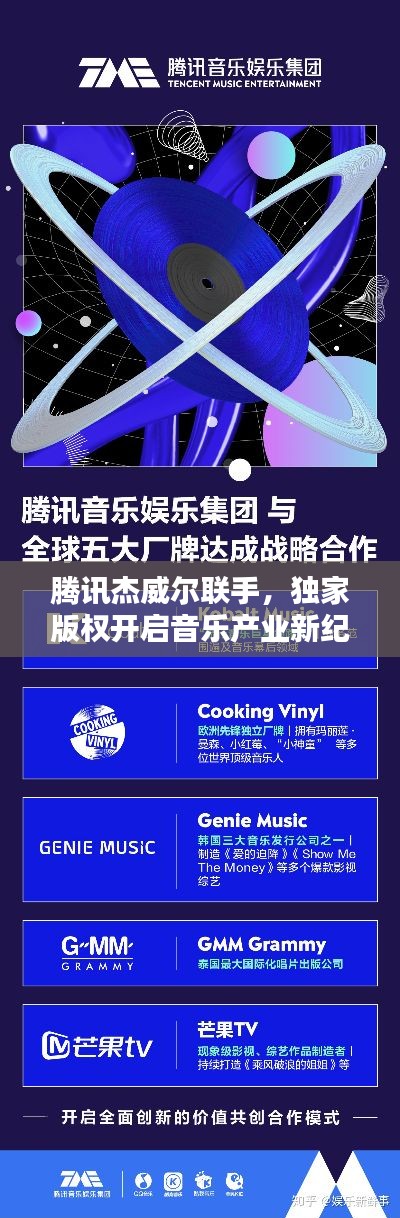 腾讯杰威尔联手，独家版权开启音乐产业新纪元