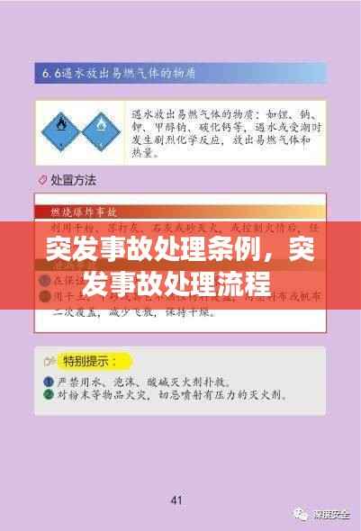 突发事故处理条例,突发事故处理流程