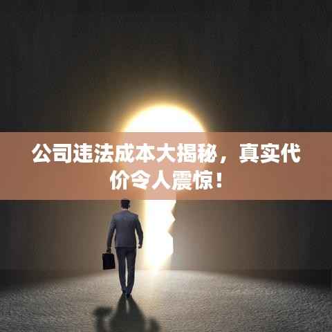 公司违法成本大揭秘,真实代价令人震惊!