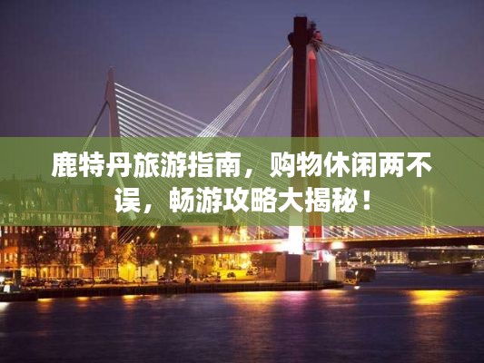 鹿特丹旅游指南,购物休闲两不误,畅游攻略大揭秘!