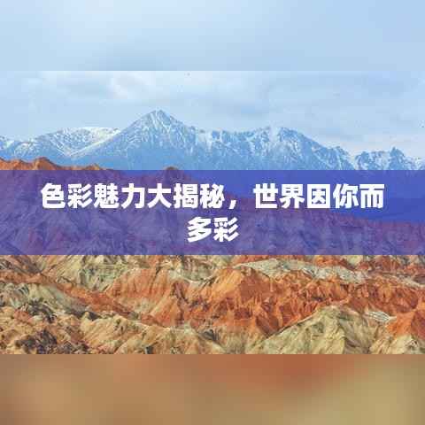 色彩魅力大揭秘,世界因你而多彩