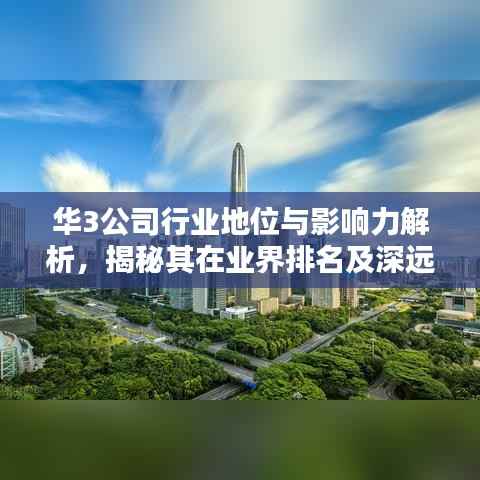 华3公司行业地位与影响力解析，揭秘其在业界排名及深远影响