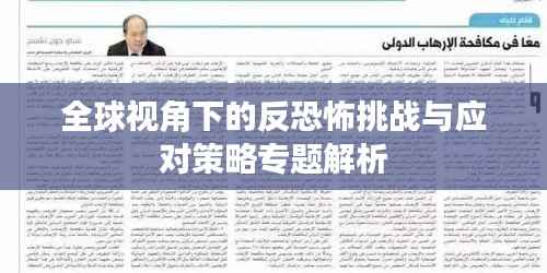 全球视角下的反恐怖挑战与应对策略专题解析
