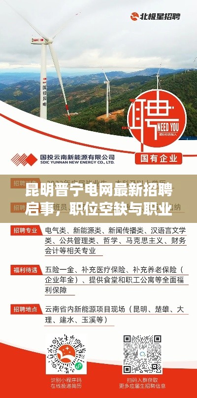 昆明晋宁电网最新招聘启事，职位空缺与职业发展机会揭秘！