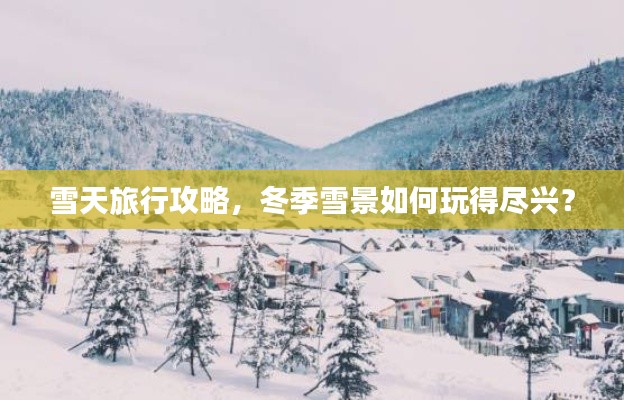雪天旅行攻略,冬季雪景如何玩得尽兴?