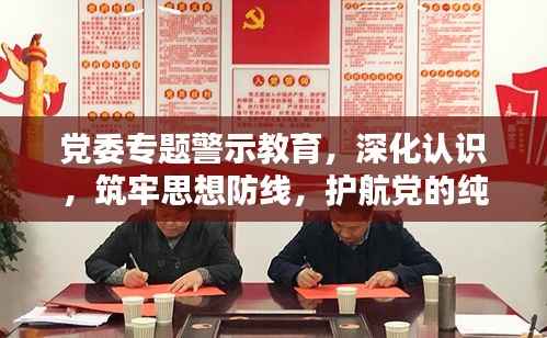 党委专题警示教育，深化认识，筑牢思想防线，护航党的纯洁性之路