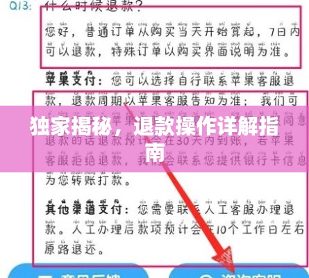 独家揭秘，退款操作详解指南
