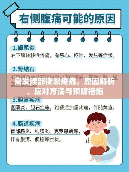 突发腰部撕裂疼痛，原因解析、应对方法与预防措施