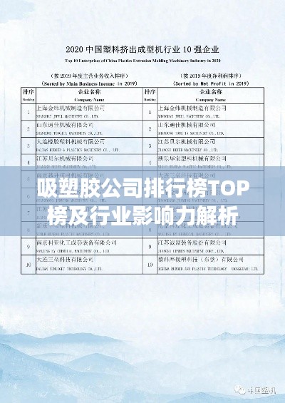 吸塑胶公司排行榜TOP榜及行业影响力解析