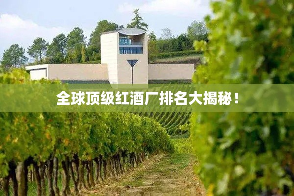 全球顶级红酒厂排名大揭秘！