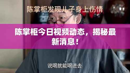 陈掌柜今日视频动态,揭秘最新消息!