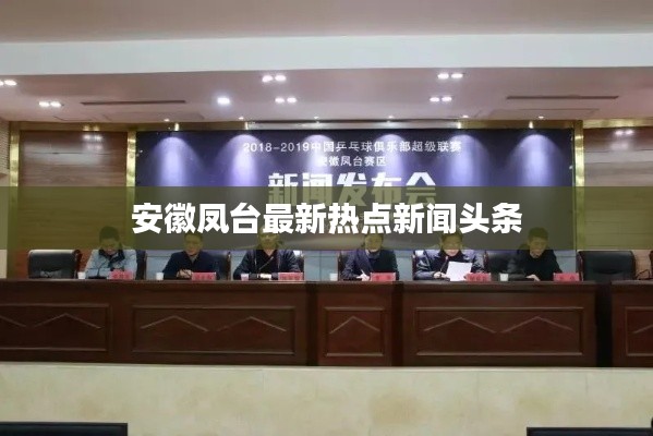 安徽凤台最新热点新闻头条