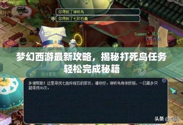 梦幻西游最新攻略,揭秘打死鸟任务轻松完成秘籍