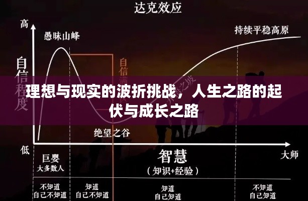 理想与现实的波折挑战，人生之路的起伏与成长之路