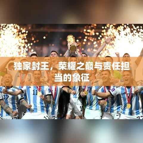 独家封王,荣耀之巅与责任担当的象征