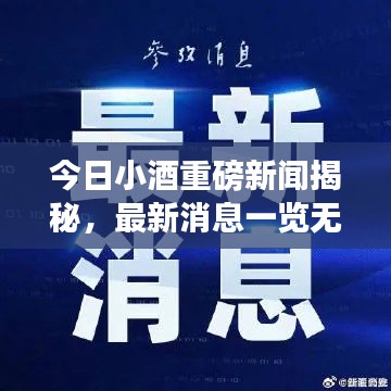 今日小酒重磅新闻揭秘,最新消息一览无余