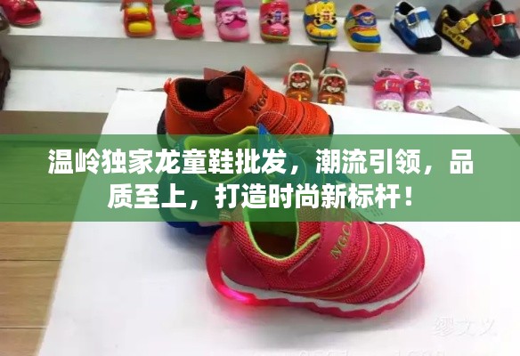 温岭独家龙童鞋批发,潮流引领,品质至上,打造时尚新标杆!