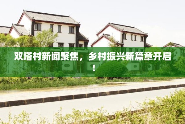双塔村新闻聚焦,乡村振兴新篇章开启!