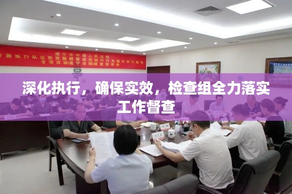 深化执行,确保实效,检查组全力落实工作督查