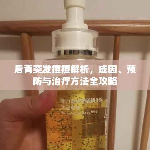 后背突发痘痘解析,成因、预防与治疗方法全攻略