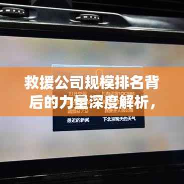 救援公司规模排名背后的力量深度解析，揭秘行业巨头成功秘诀