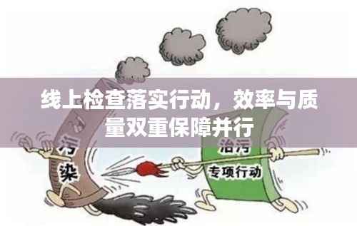 线上检查落实行动,效率与质量双重保障并行
