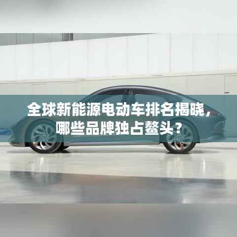 全球新能源电动车排名揭晓,哪些品牌独占鳌头?
