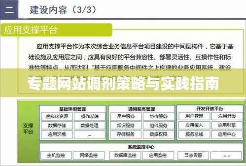 专题网站调剂策略与实践指南