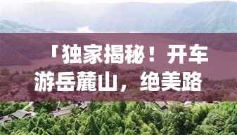 「独家揭秘!开车游岳麓山,绝美路线一网打尽!」